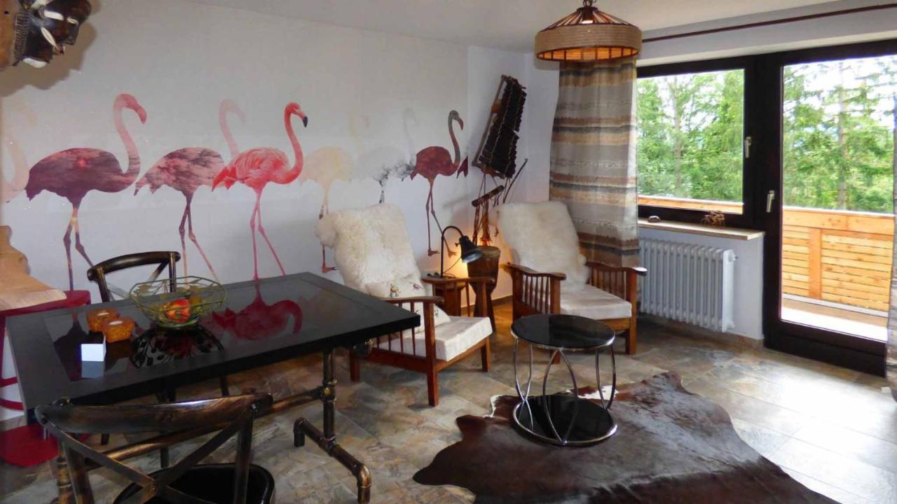 Appartamento Haus Der 5 Kontinente Böbrach Esterno foto