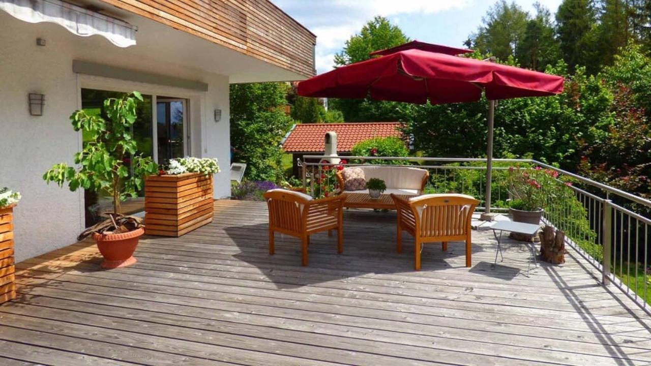Appartamento Haus Der 5 Kontinente Böbrach Esterno foto